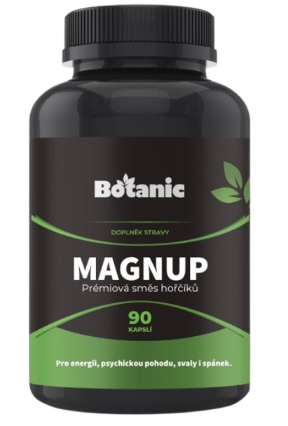 Botanic MagnUp - Prémiová směs hořčíků 90 kapslí