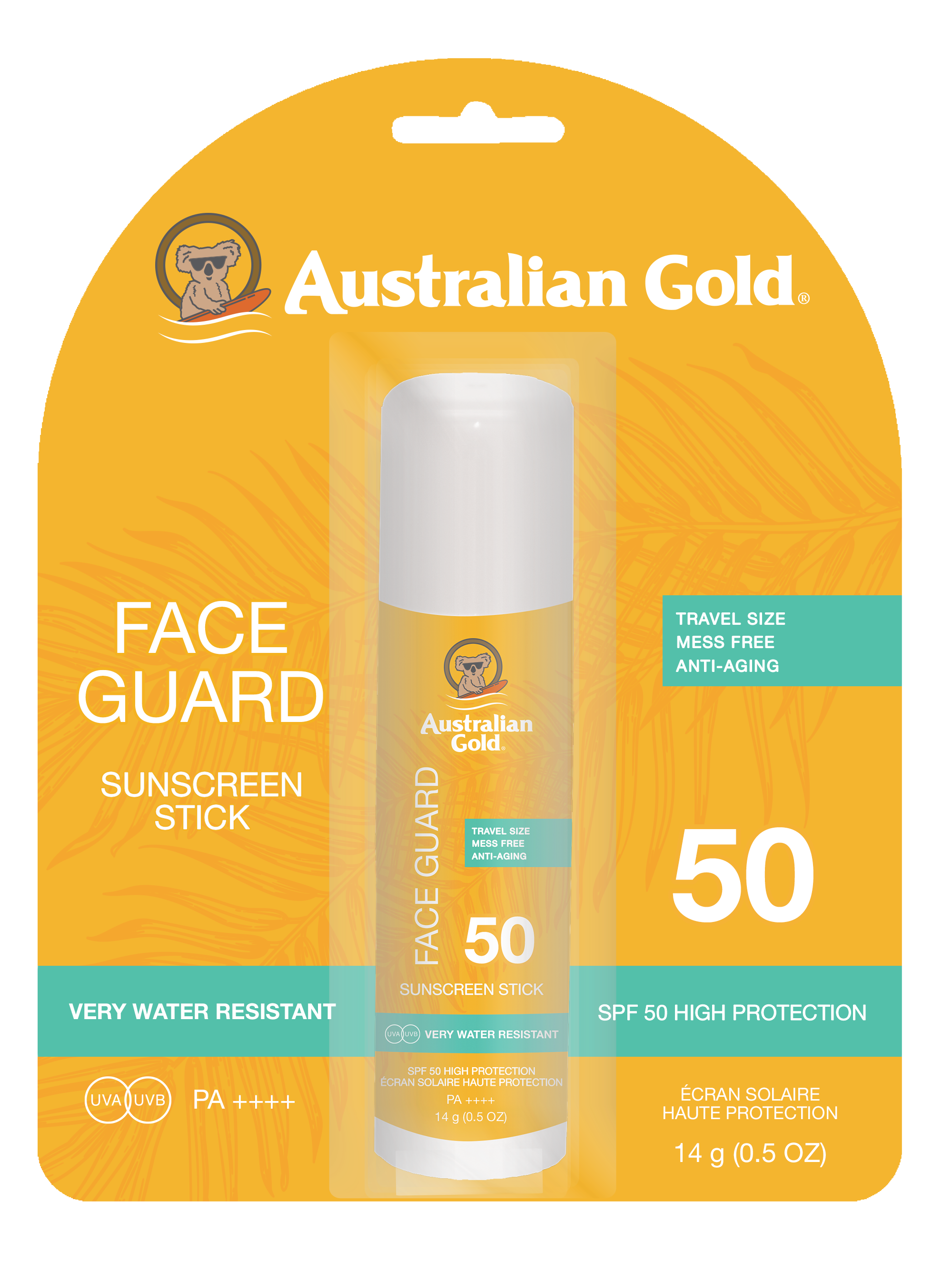AUSTRALIAN GOLD SPF 50 Face Guard Stick 14 g