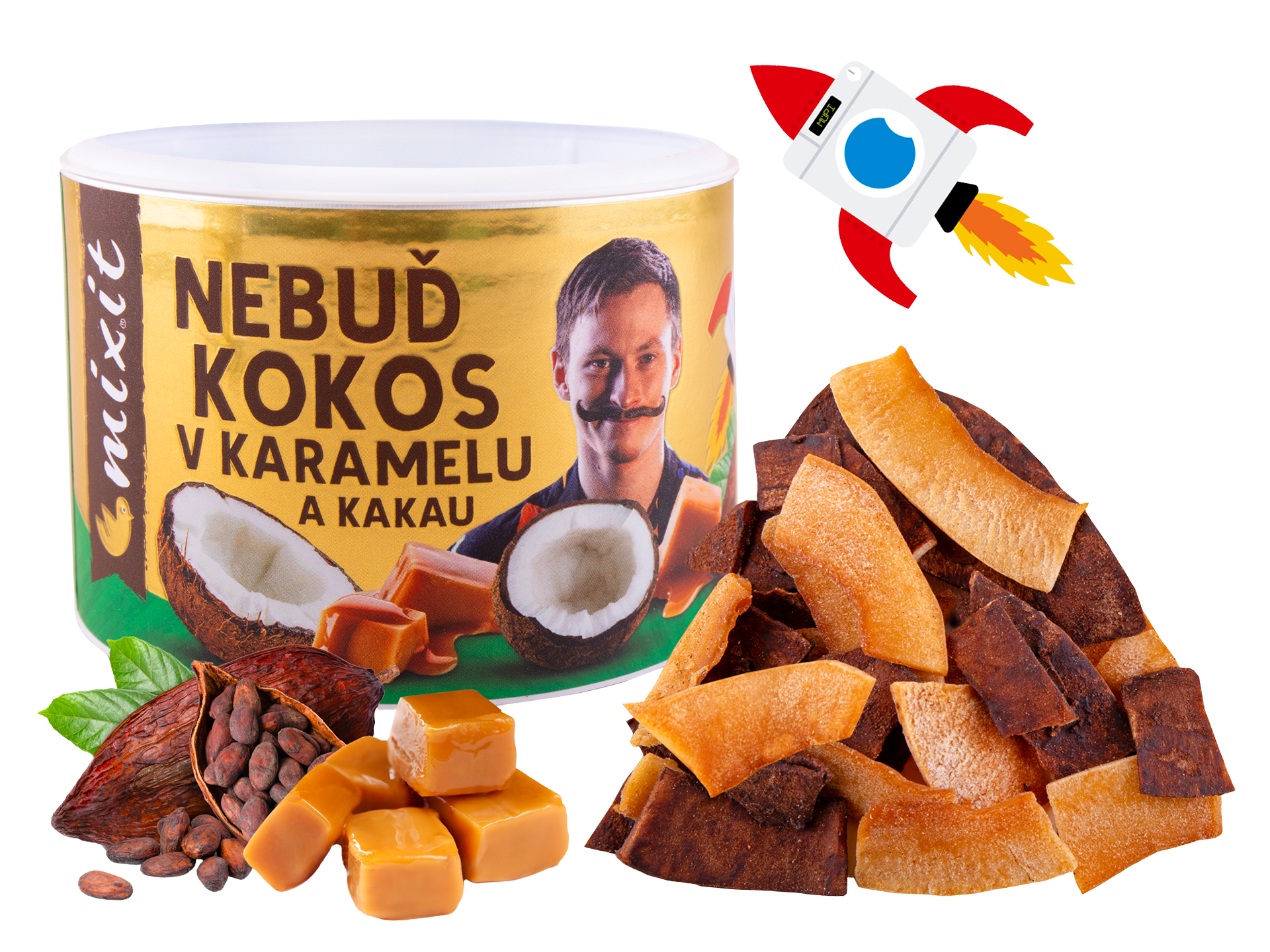 MIXIT Nebuď kokos v karamelu a kakau 100 g