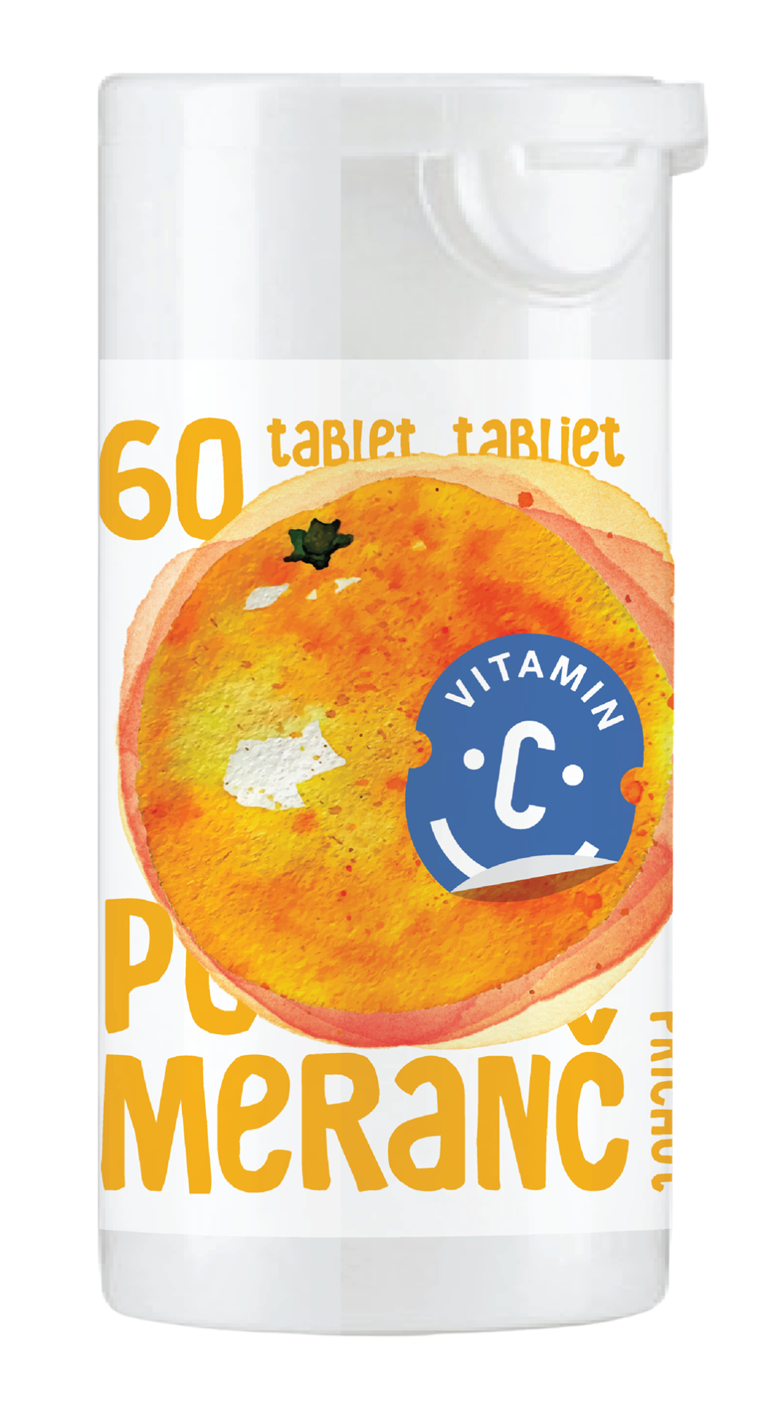 PANGAMIN Rapeto C-Vitamin 100 mg - Pomeranč se sukralózou 60 pastilek