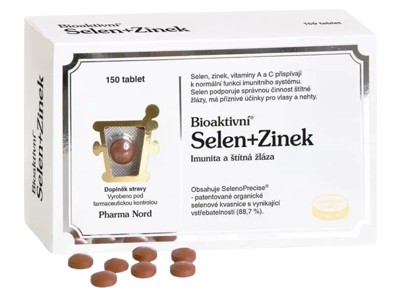 PHARMA NORD Bioaktivní Selen+Zinek 150 tablet