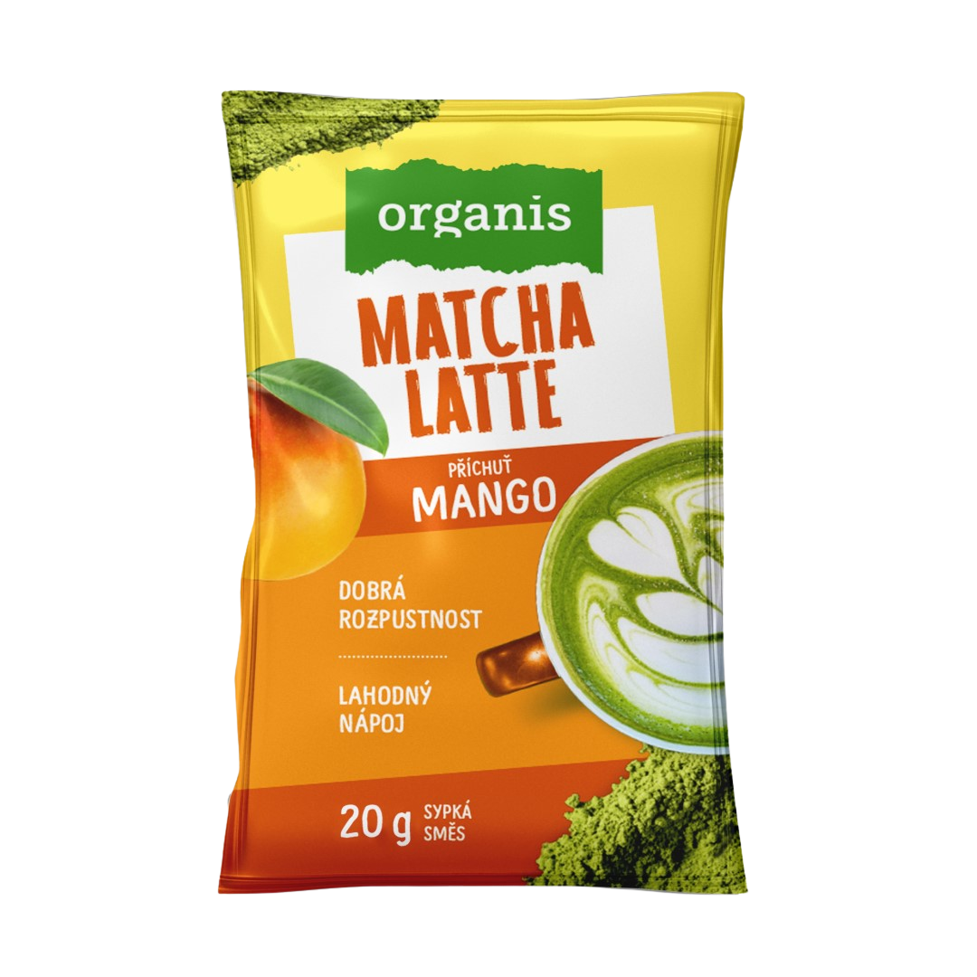 Fotografie ORGANIS Matcha Latte mango 20 g