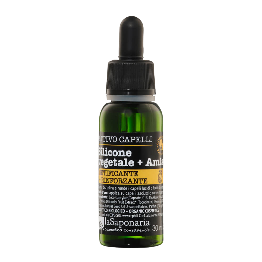 LASAPONARIA Rostlinný silikon + Amla - suchý olej na vlasy 30 ml