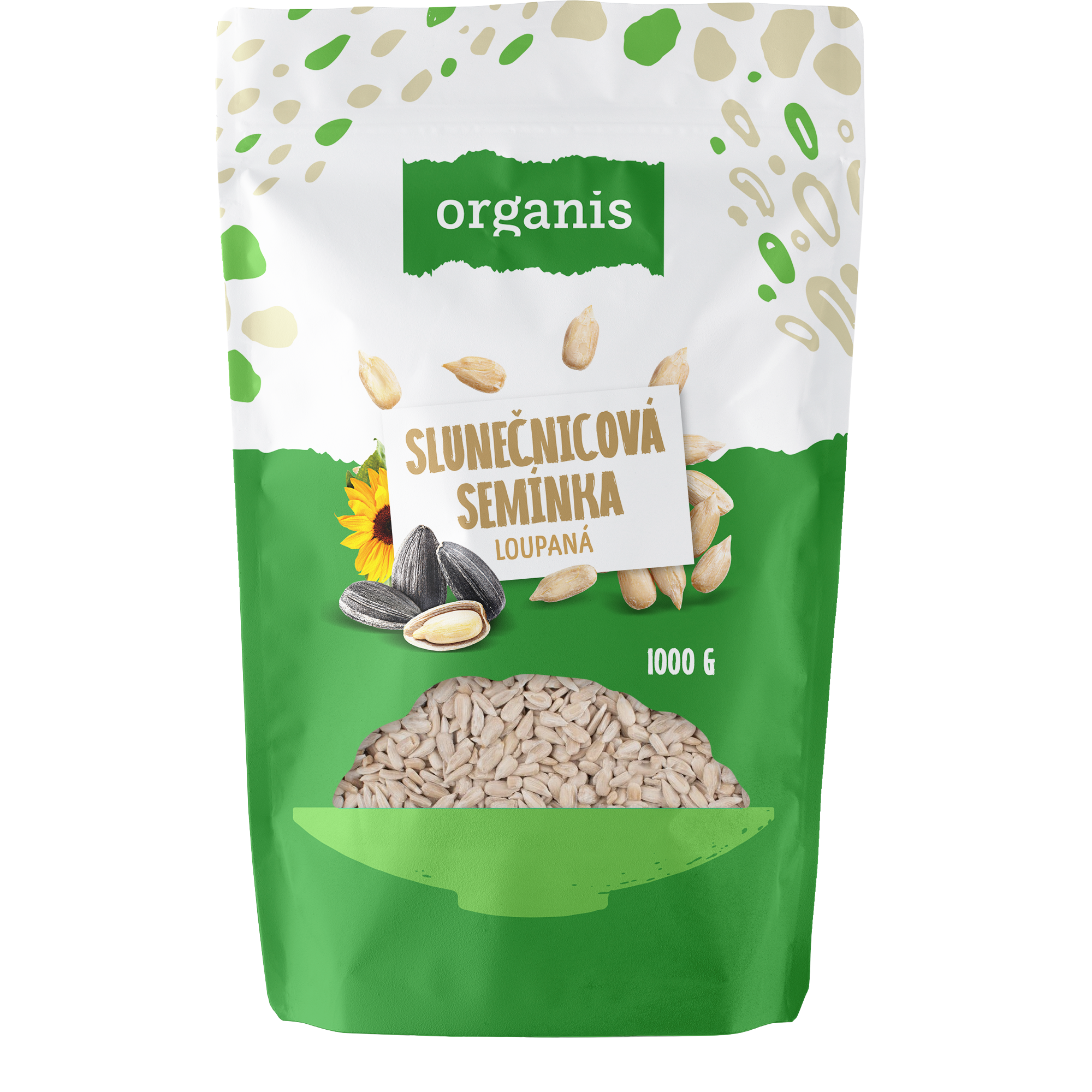 ORGANIS Slunečnicové semínko loupané 1000 g