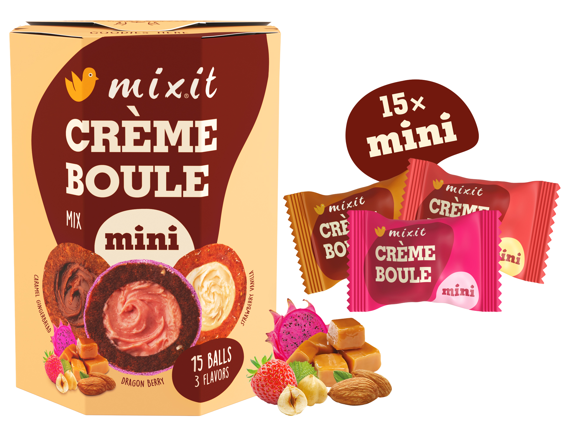 Fotografie MIXIT Mini Créme boule – Mix