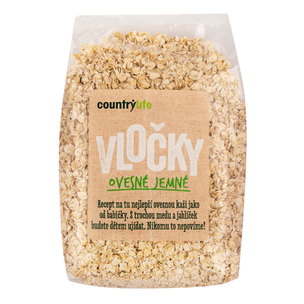 COUNTRYLIFE Vločky ovesné jemné 500 g