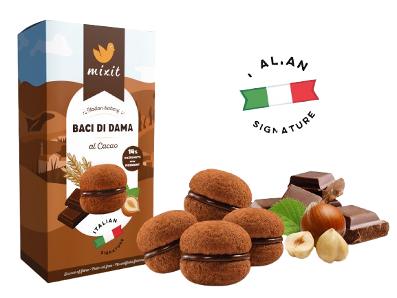 MIXIT Italian bakery – Cookie Baci di Dama al Cacao 170 g