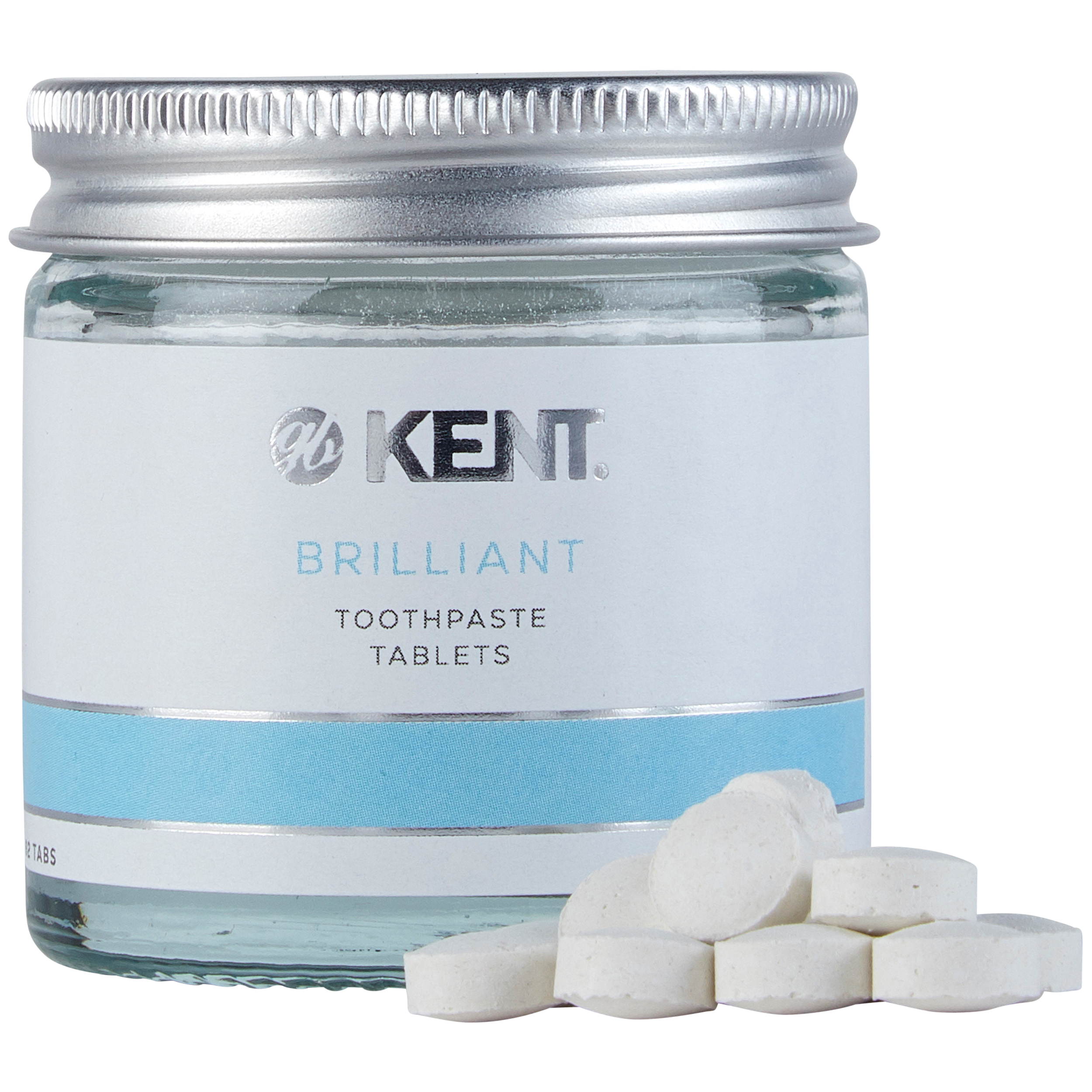 GB KENT & SONS PLC Bělící zubní tablety (suchá zubní pasta) 62 ks