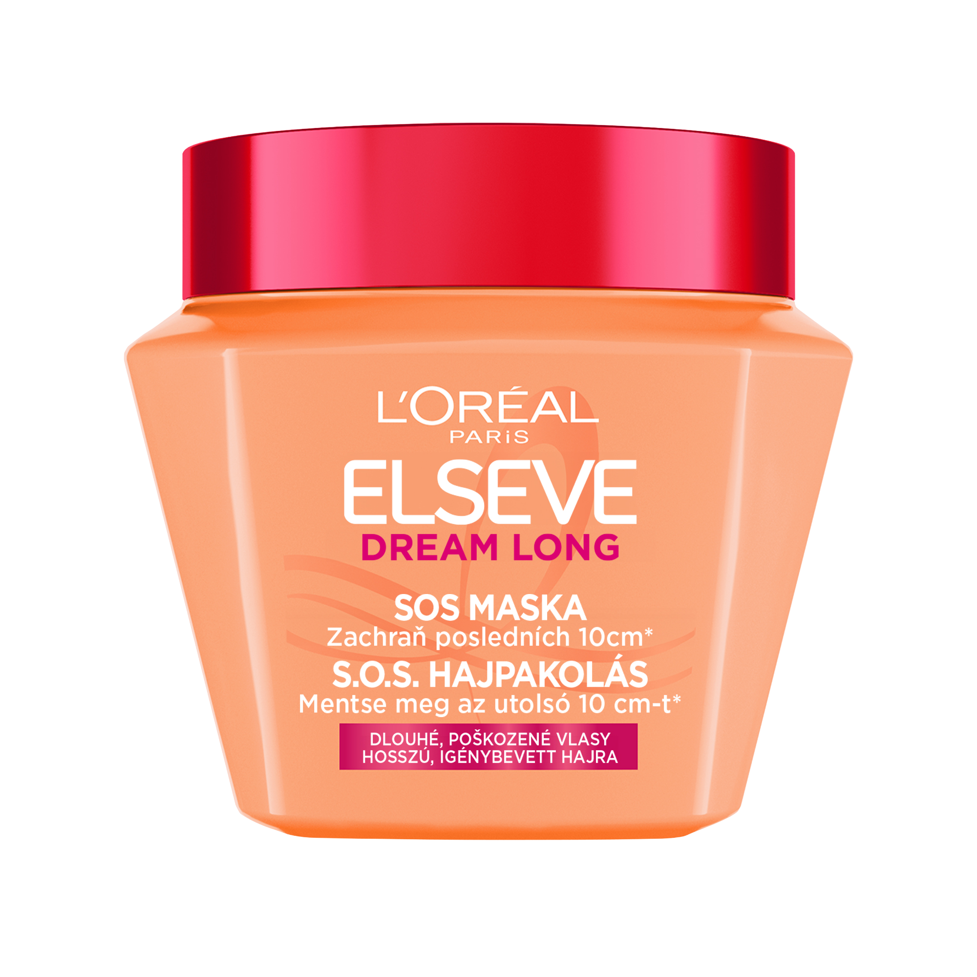 Fotografie L\´Oréal Paris Regenerační maska pro poškozené dlouhé vlasy Elseve Dream Long (SOS Mask) 300 ml A0:kLO873