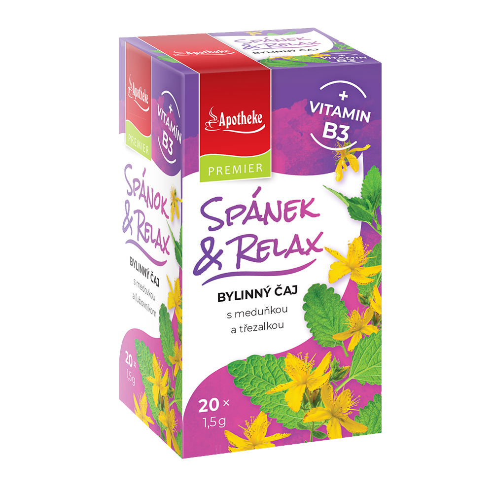 APOTHEKE čaj Spánek a relax-vit. B3 20 x 1.5 g
