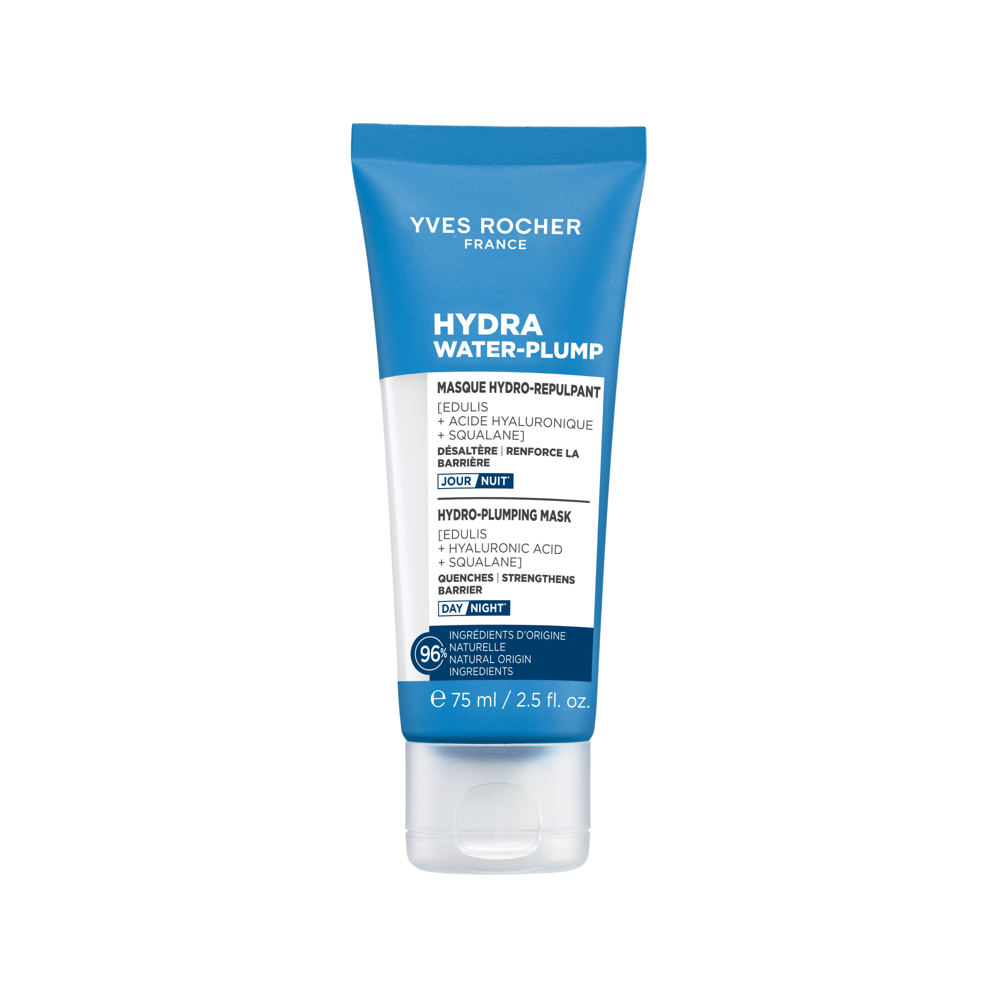 YVES ROCHER Hydra Water-Plump, Vyhlazující hydratační maska na den a noc 75 ml