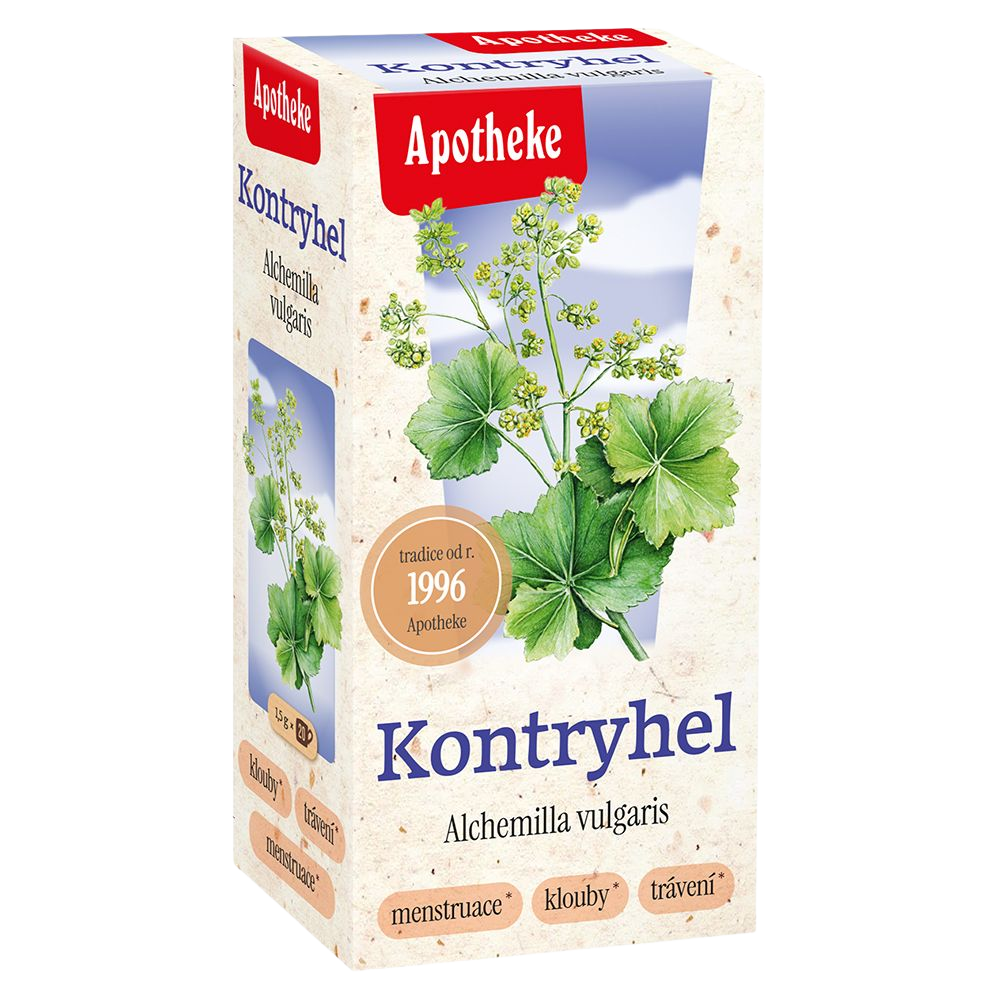 Fotografie APOTHEKE Kontryhel obecný čaj 20 x 1.5 g