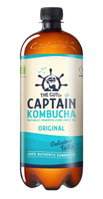 Fotografie THE GUTSY CAPTAIN Kombucha Original 1000 ml