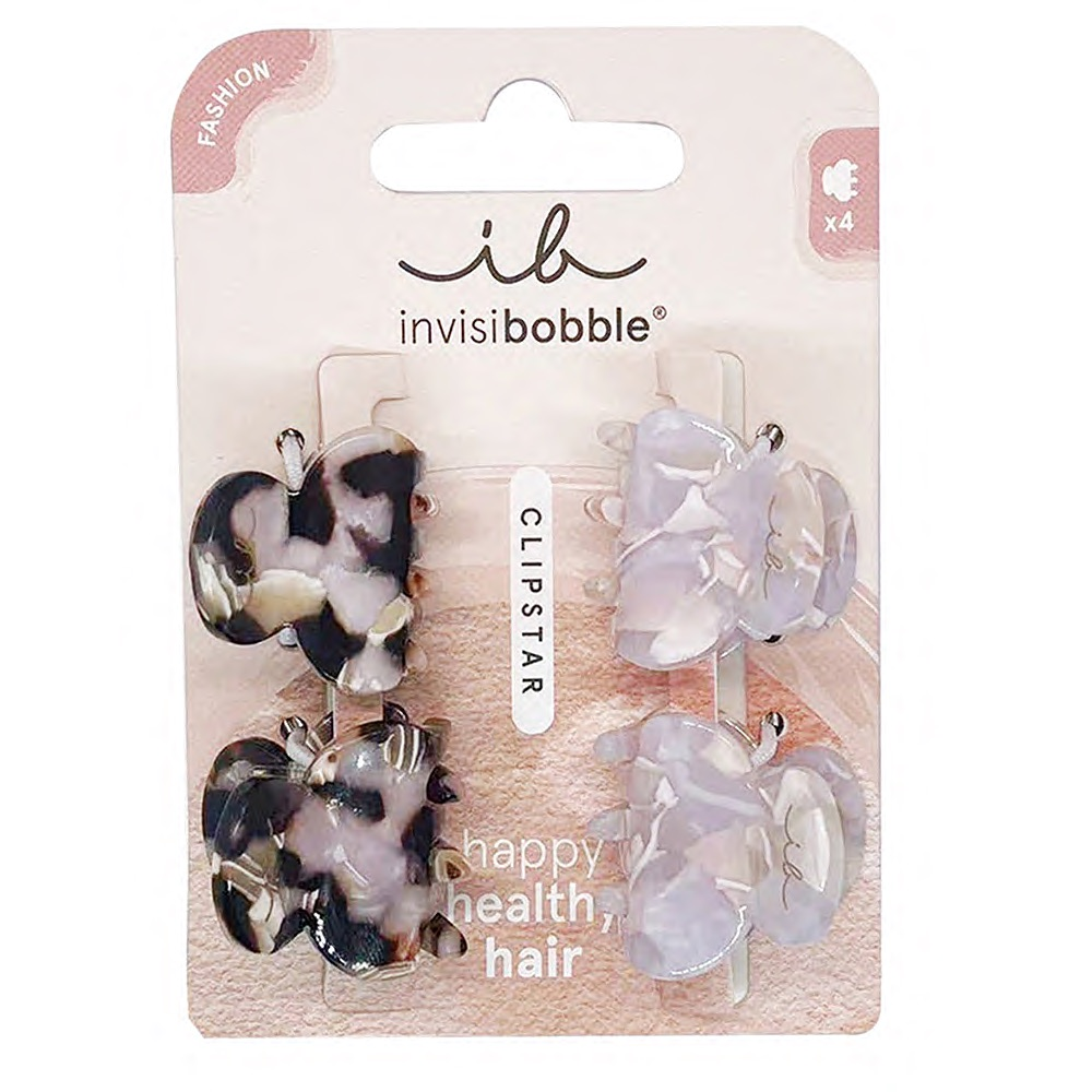 Fotografie INVISIBOBBLE Clipstar Petit Four skřipečky do vlasů 4 ks