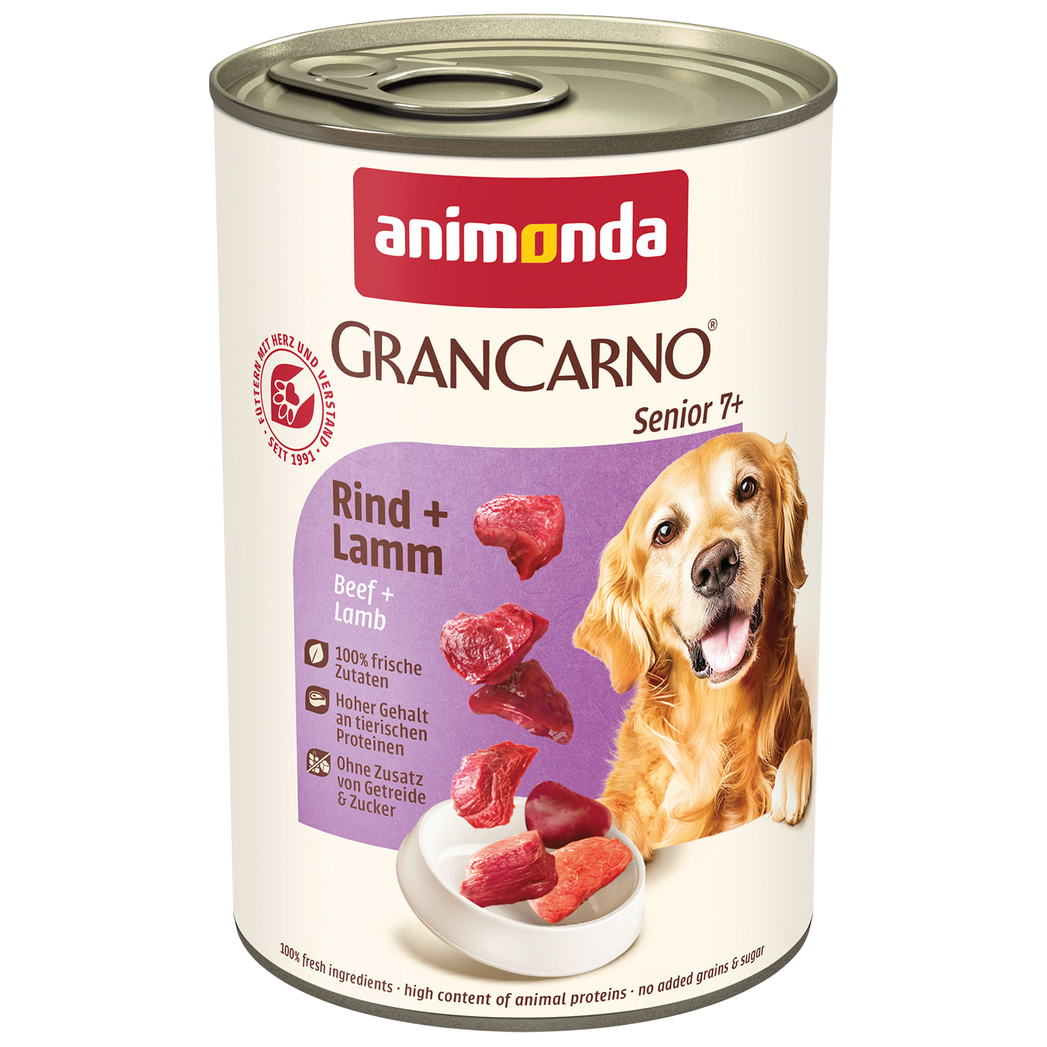 Fotografie Animonda dog konzerva Gran Carno Senior hovězí/jehněčí - 400g Animonda
