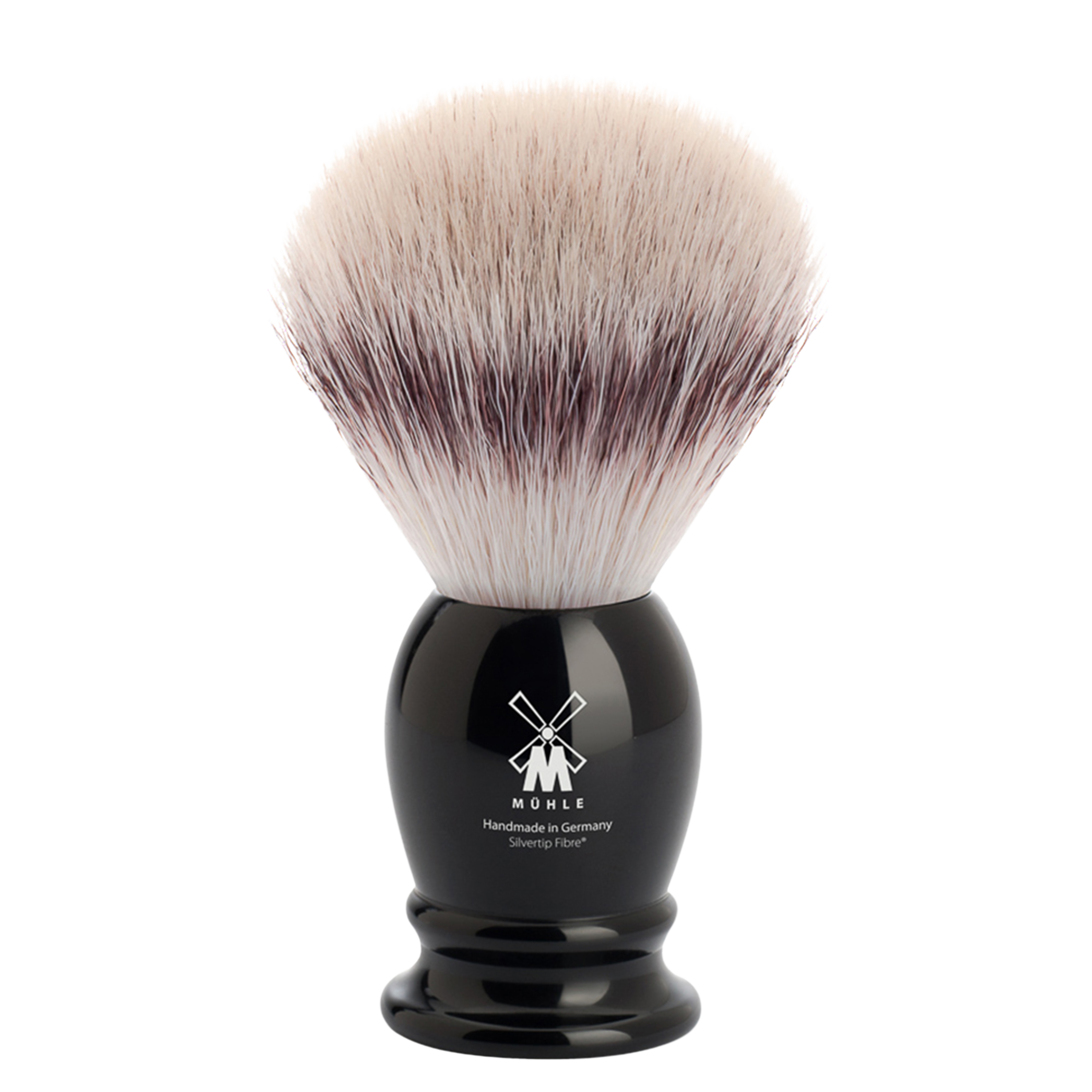 MÜHLE Střední štětka na holení Classic ze syntetických štětin (Silvertip Fibre®, černá pryskyřice)