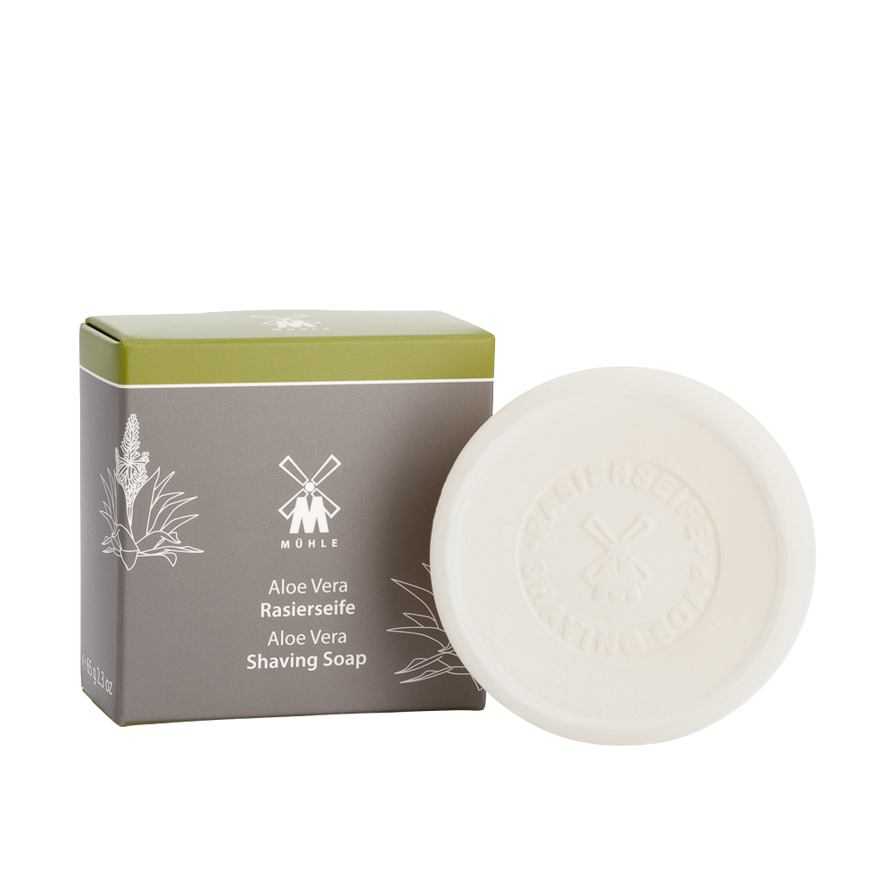 Fotografie MÜHLE Mýdlo na holení s aloe vera 65 g
