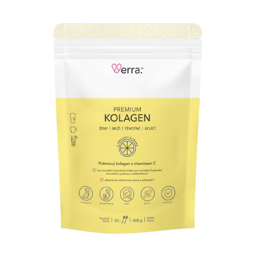 VERRA Premium Kolagen s citronovou příchutí 408 g