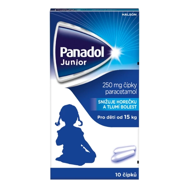 Fotografie PANADOL Junior čípky 250mg 10 ks