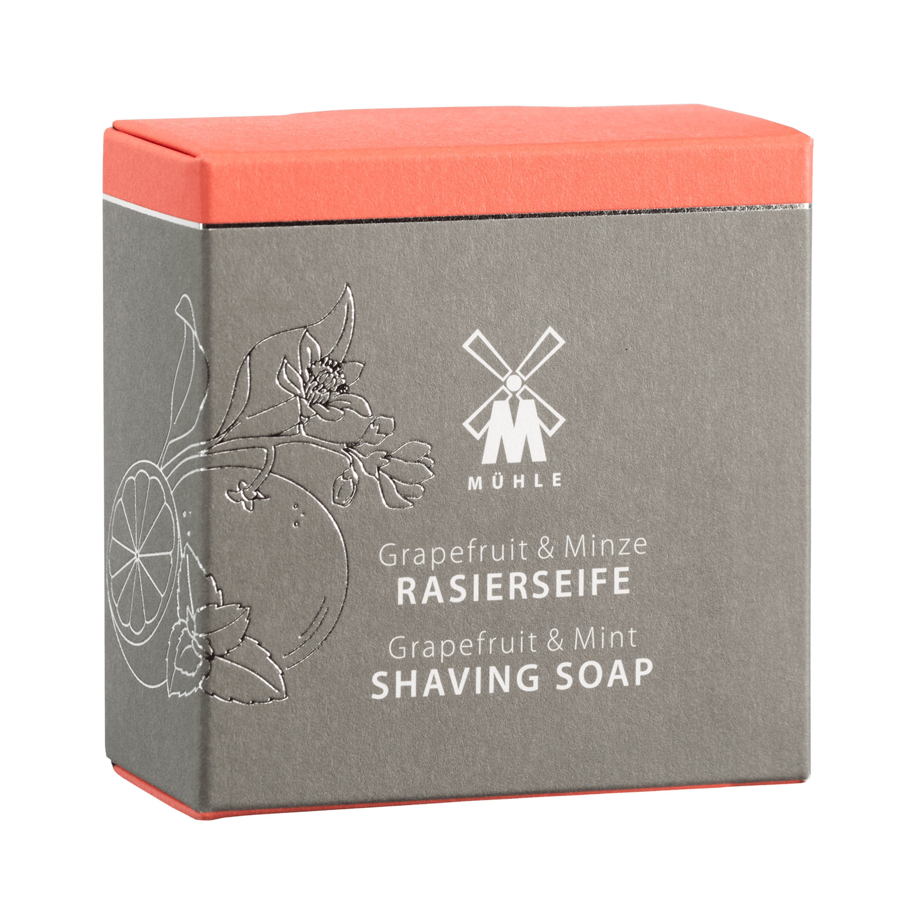 Fotografie MÜHLE Mýdlo na holení - Grapefruit & Mint 65 g