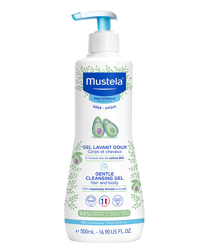 MUSTELA Jemný čisticí tělový a vlasový gel BIO 400 ml