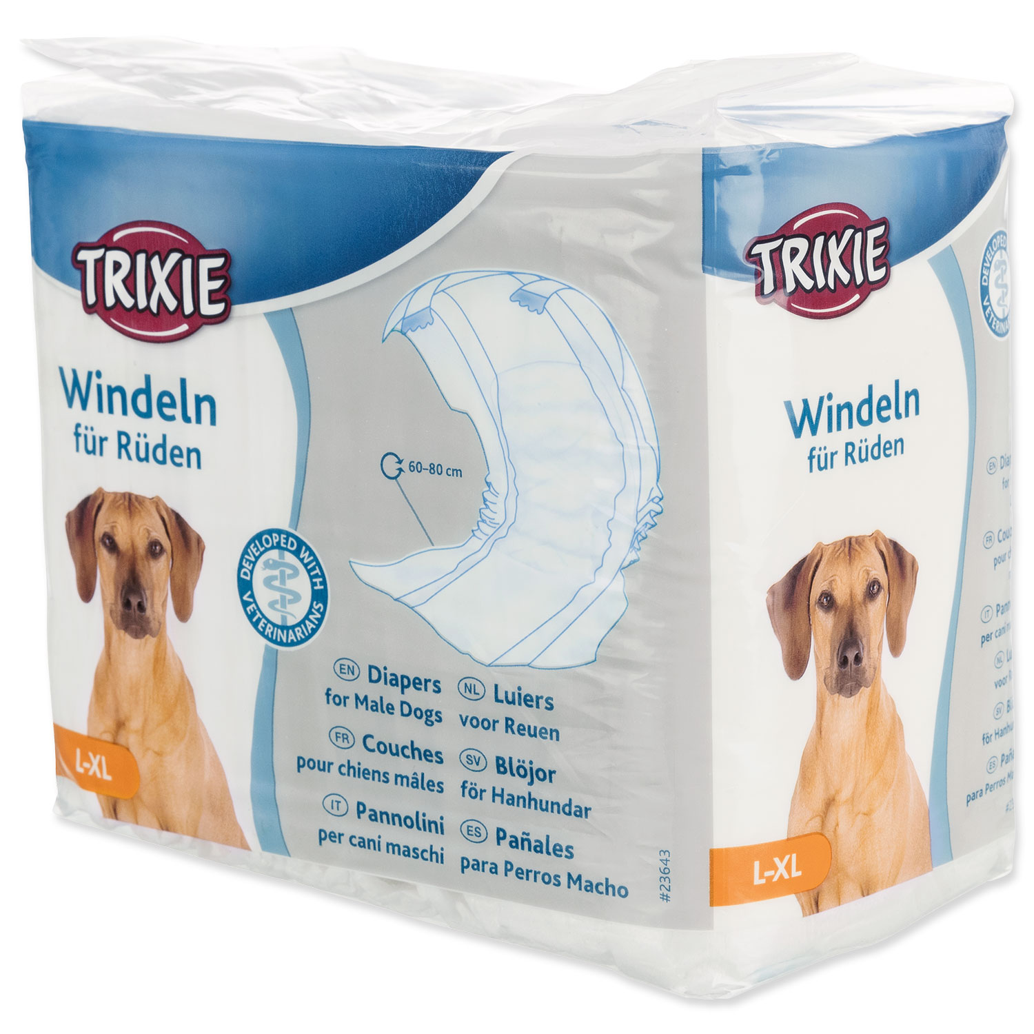 Fotografie TRIXIE Plena pooperační pro psy, vel. M–L 12 ks