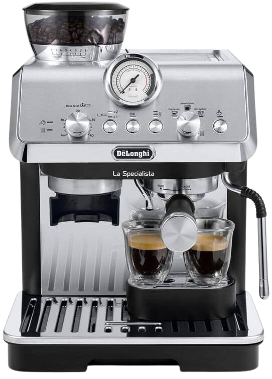 DELONGHI La Specialista ARTE EC9155.MB pákový kávovar černý/stříbrný