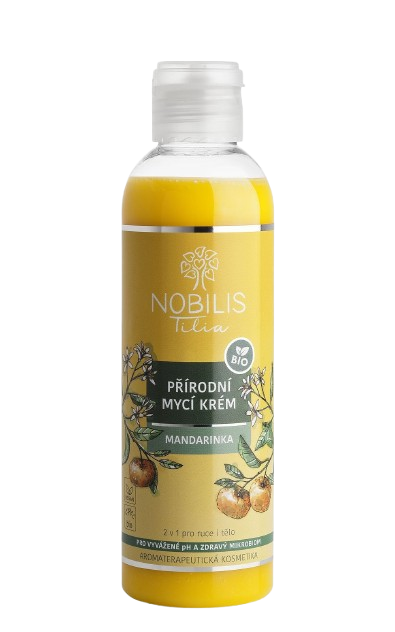 NOBILIS TILIA Přírodní mycí krém Mandarinka 200 ml