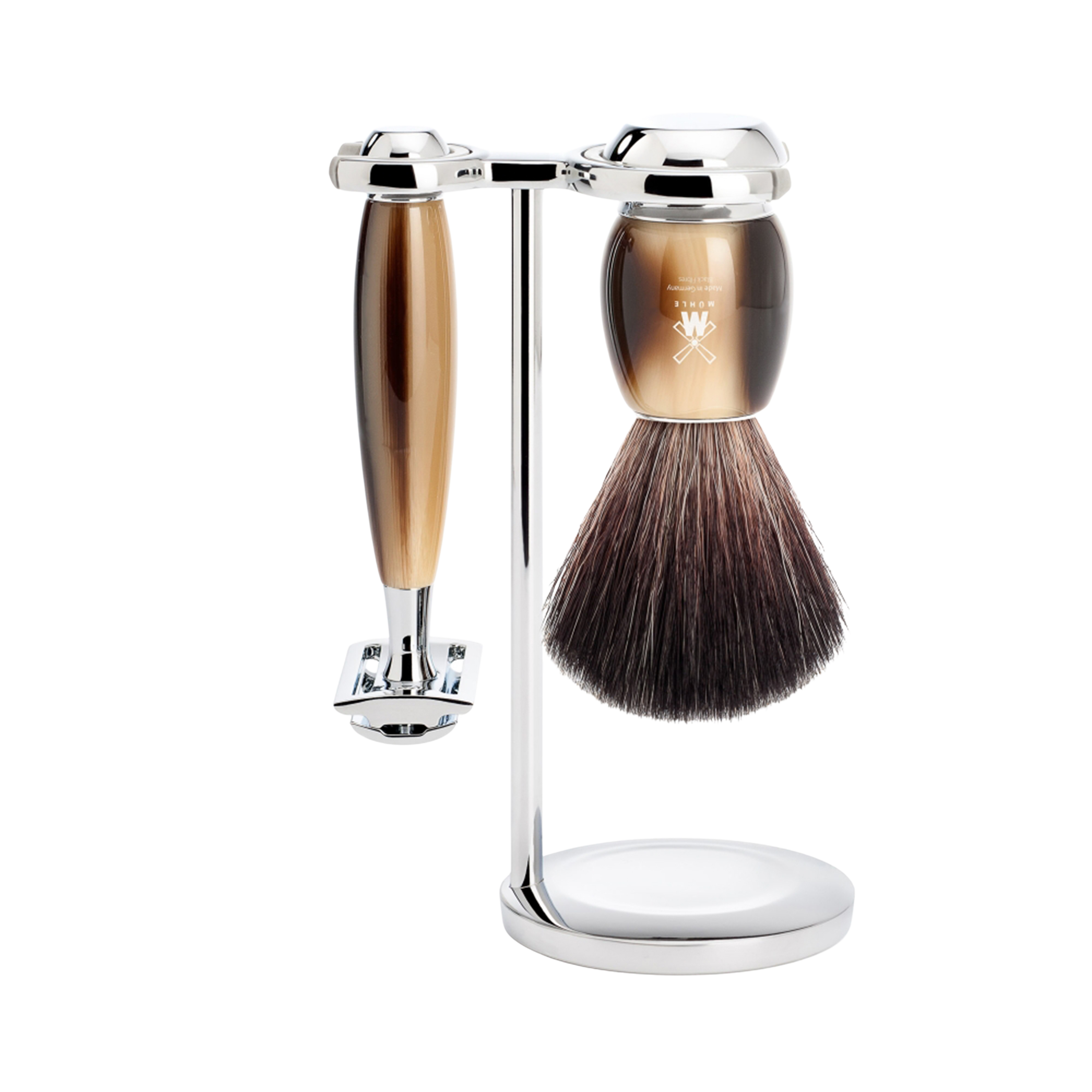 MÜHLE VIVO Shaving Set - Black Fibre
