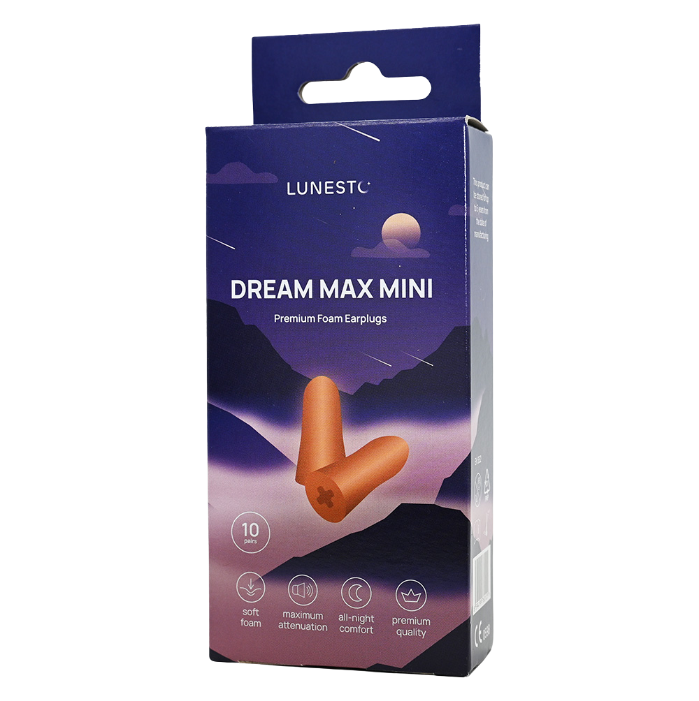 LUNESTO Dream Max Mini pěnové špunty do uší 10 ks