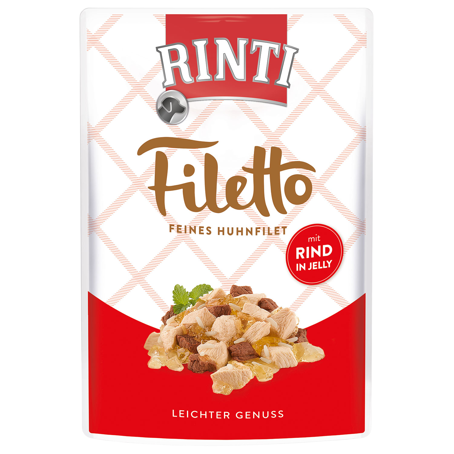 RINTI Kapsička Filetto Adult kuře a hovězí v želé 100 g