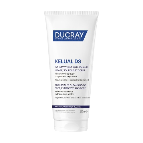 Fotografie Ducray Kelual DS Čisticí gel snižující množství šupin 200 ml