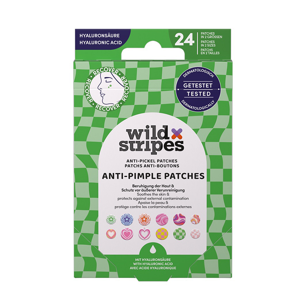 WILD STRIPES Anti-Pimple Patches Groovy Protect 24 ks