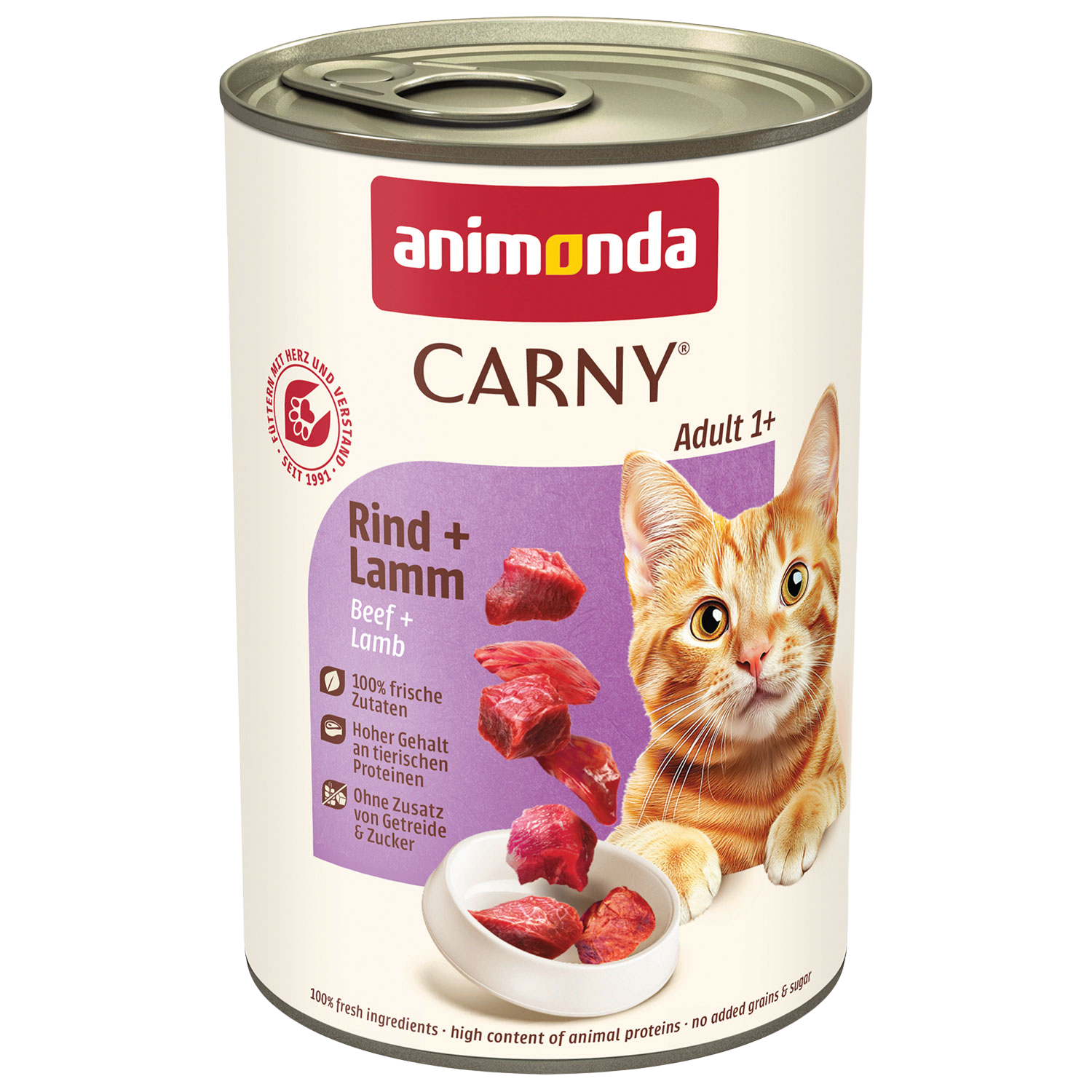 ANIMONDA Konzerva Carny Adult hovězí a jehně 400 g