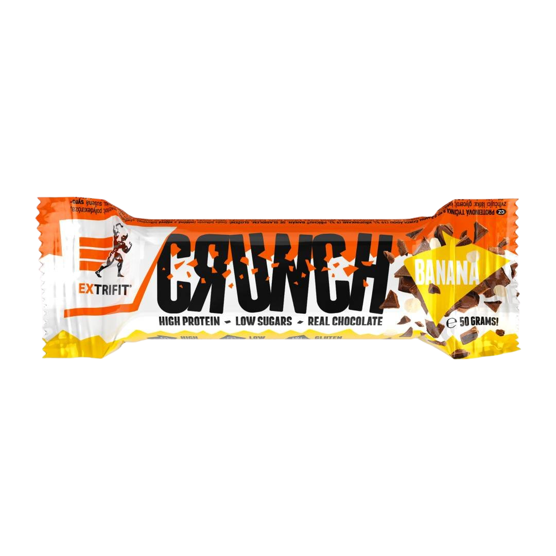 EXTRIFIT Protein Bar Crunch, banana 50 g
