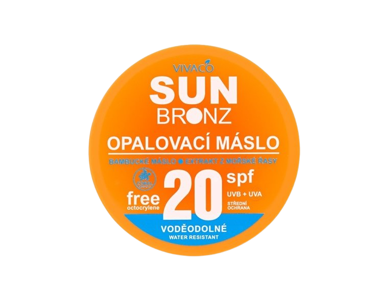 VIVACO SUN BRONZ Opalovací máslo SPF 20 coral friendly 150 ml