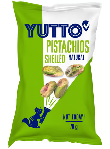 YUTTO Kalifornské loupané pistácie natural 70 g