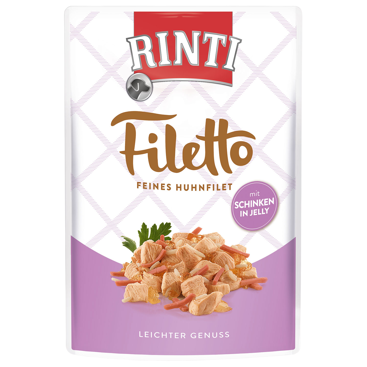 RINTI Kapsička Filetto Adult kuře a šunka v želé 100 g