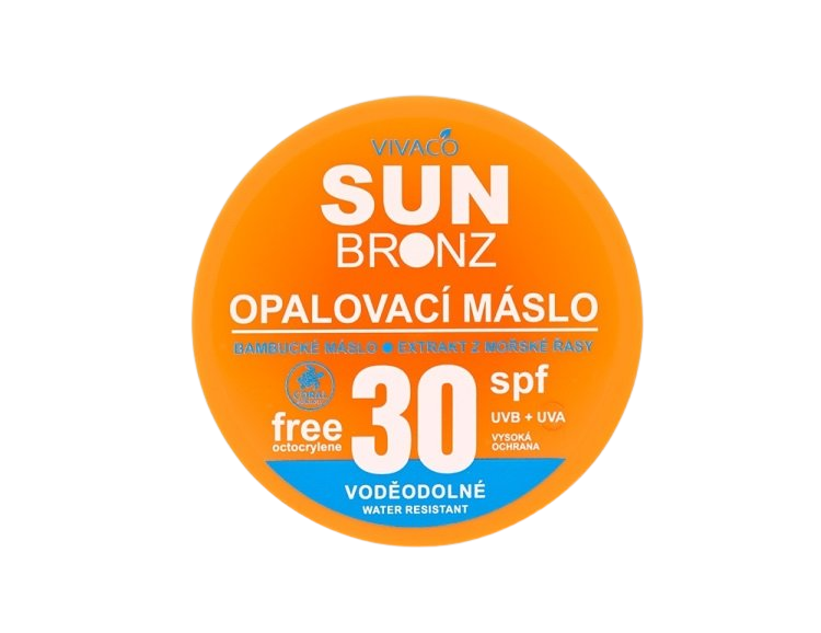Fotografie VIVACO SUN BRONZ Opalovací máslo SPF 30 coral friendly 150 ml