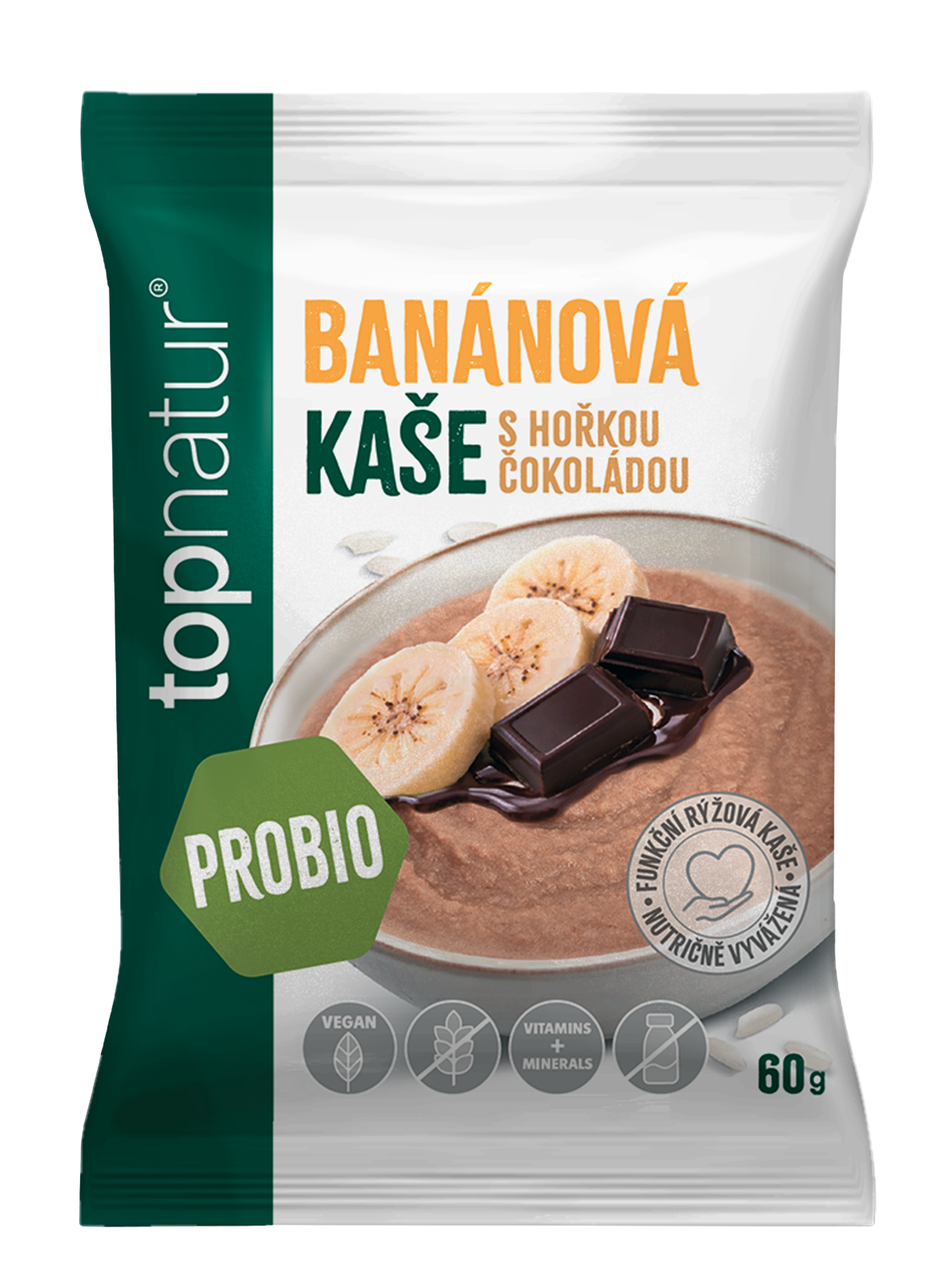 Fotografie PROBIO kaše banán s čokoládou 60 g