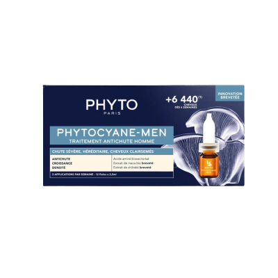 Fotografie PHYTO Phytocyane Péče proti vypad.vlasů muže 12 x 3.5 ml