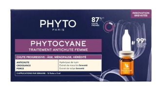 Fotografie PHYTO Phytocyane Péče proti prog.vyp.vlasů ženy 12 x 5 ml