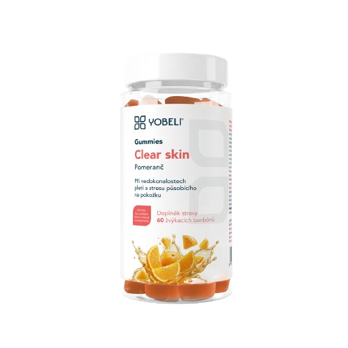 Fotografie LOBEY Clear skin Gummies 60 ks