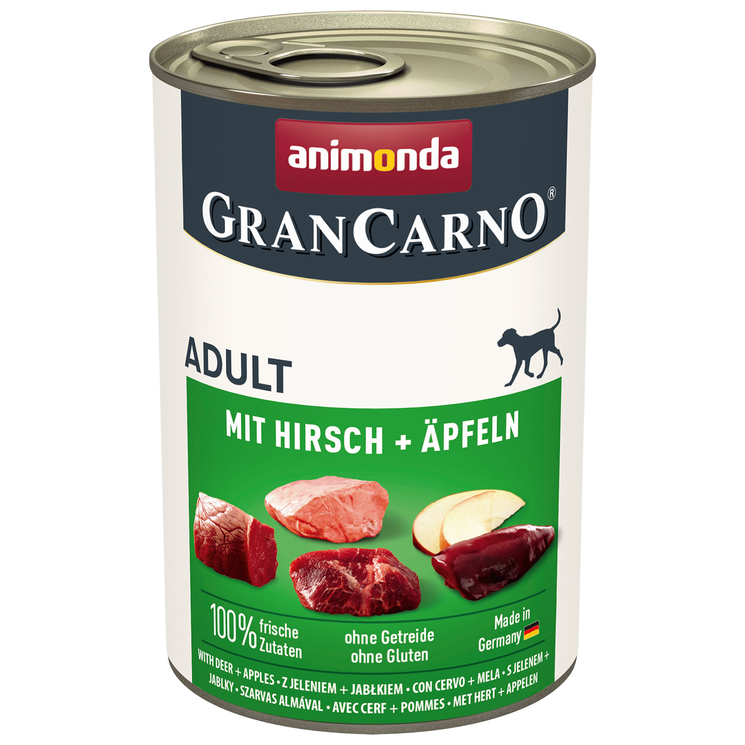 Fotografie ANIMONDA Konzerva Gran Carno Adult s jelenem a jablky 400 g