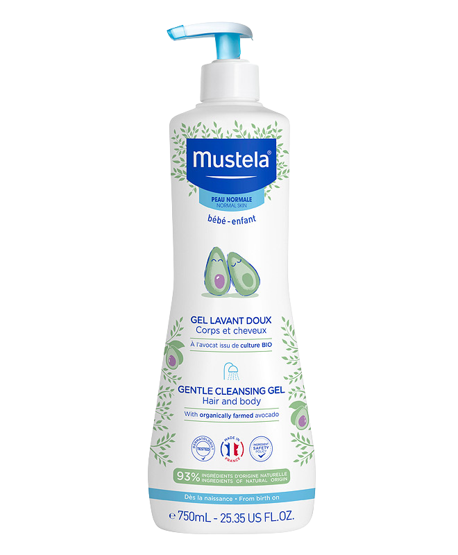 MUSTELA Jemný čisticí tělový a vlasový gel 750 ml