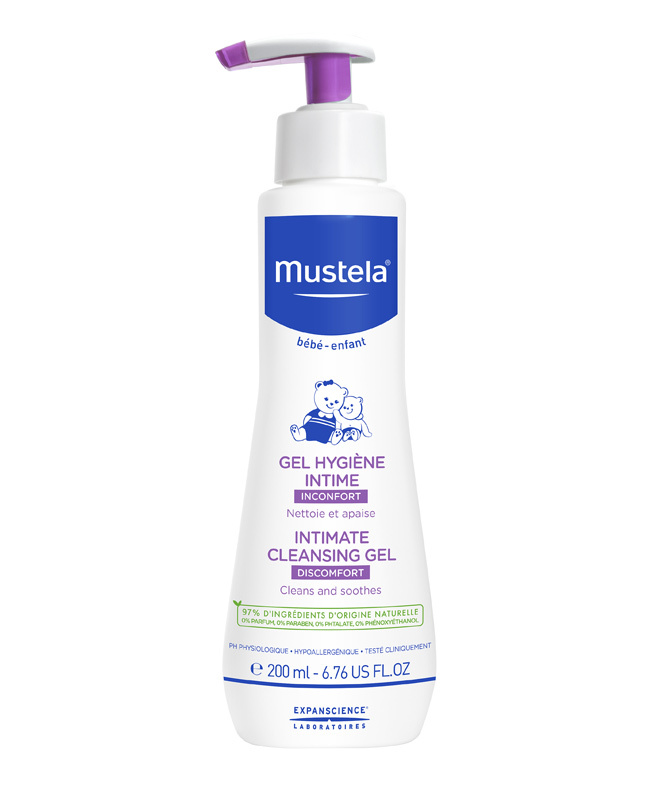 Fotografie Mustela Čisticí gel na intimní hygienu dětí 200 ml