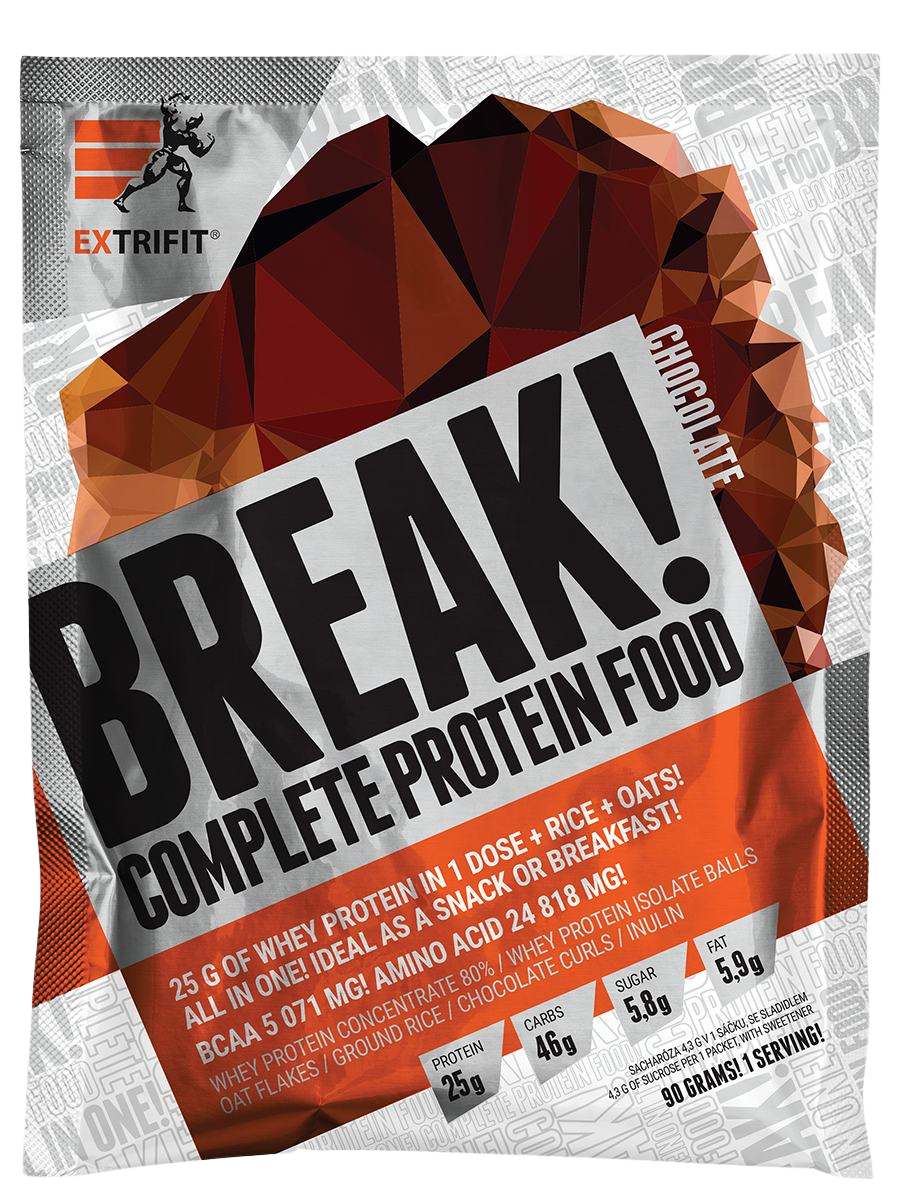 Extrifit Protein Break! Food - čokoláda 90 g