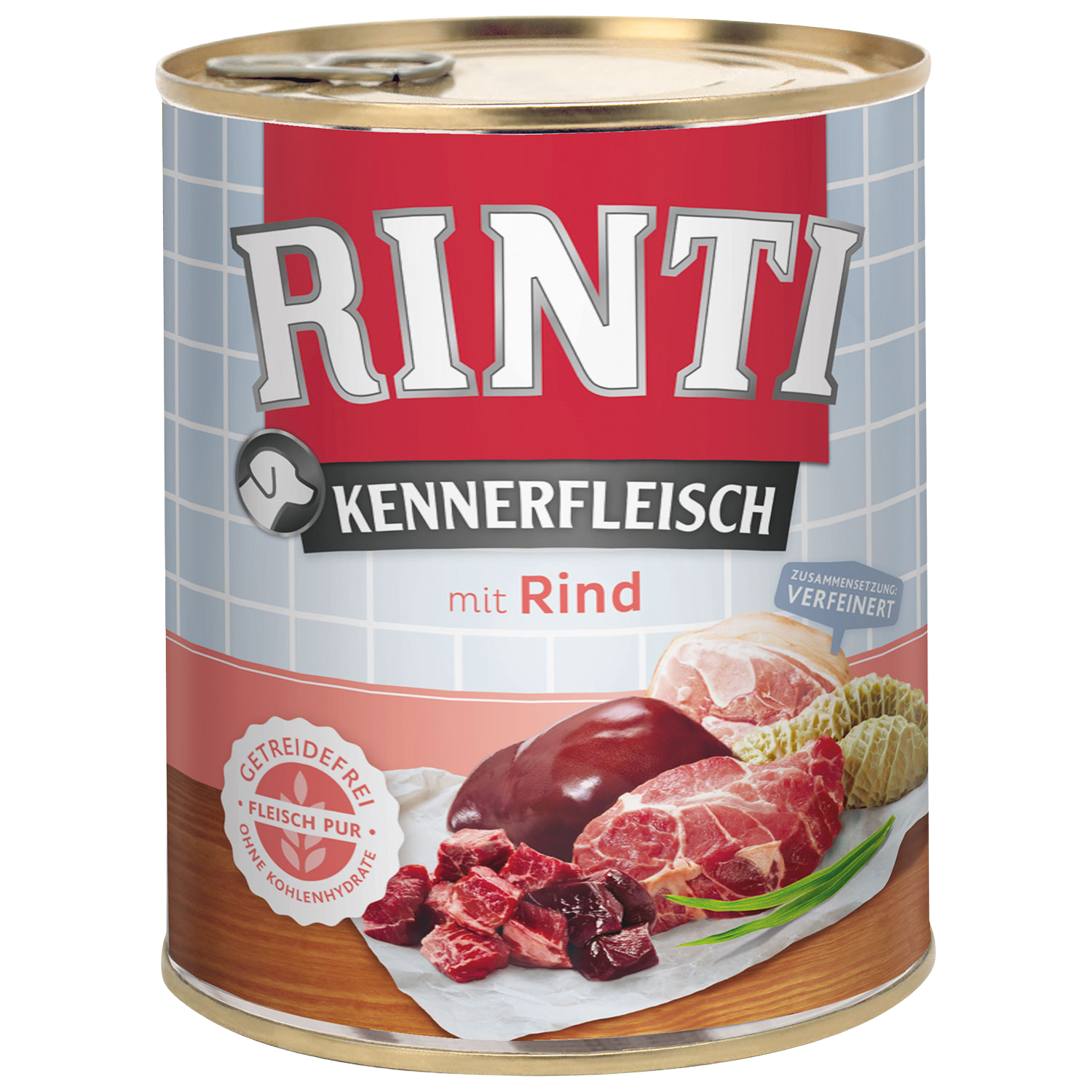 RINTI Konzerva Kennerfleisch Adult hovězí 800 g