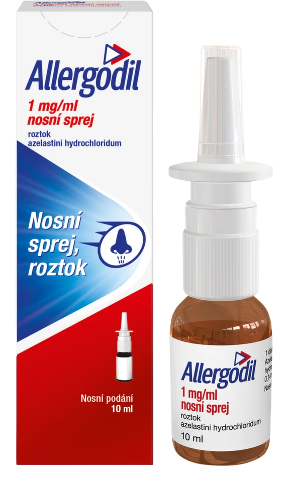 Fotografie ALLERGODIL 1mg/ml nosní sprej, roztok 10 ml