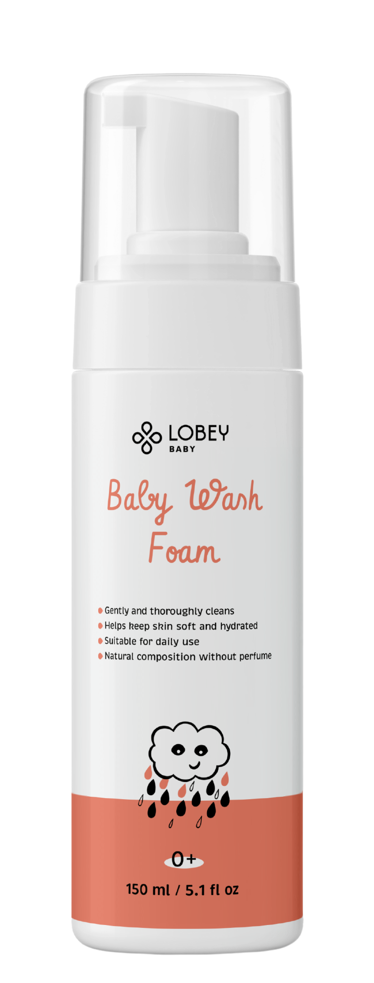 Fotografie Lobey Mycí pěna pro miminka 150 ml